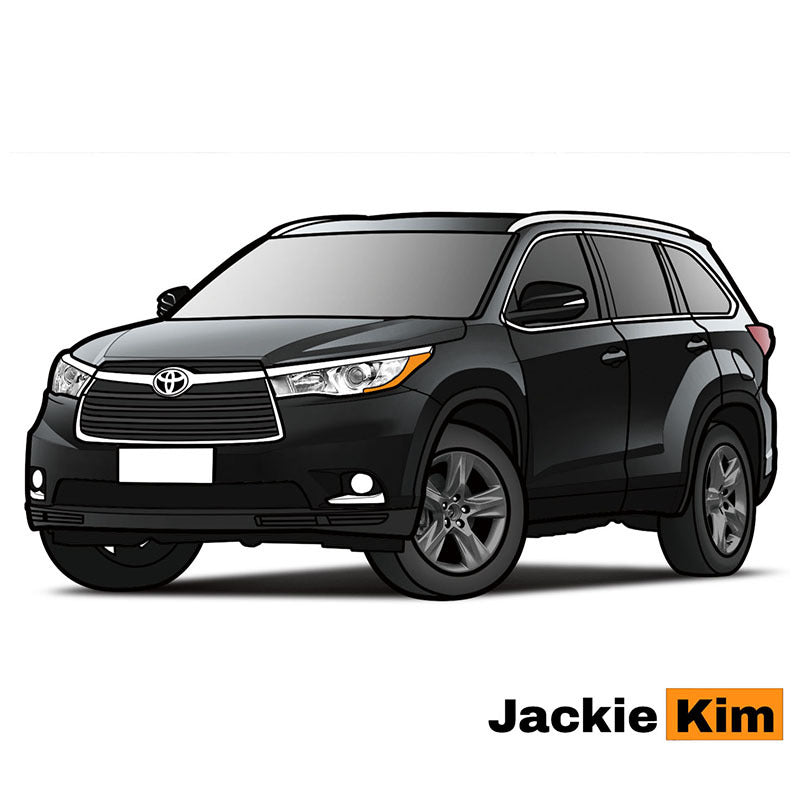JKM1/32 2019 Toyota hananda SUV six door open sound and light boomerang metal car model toy car Cykapu