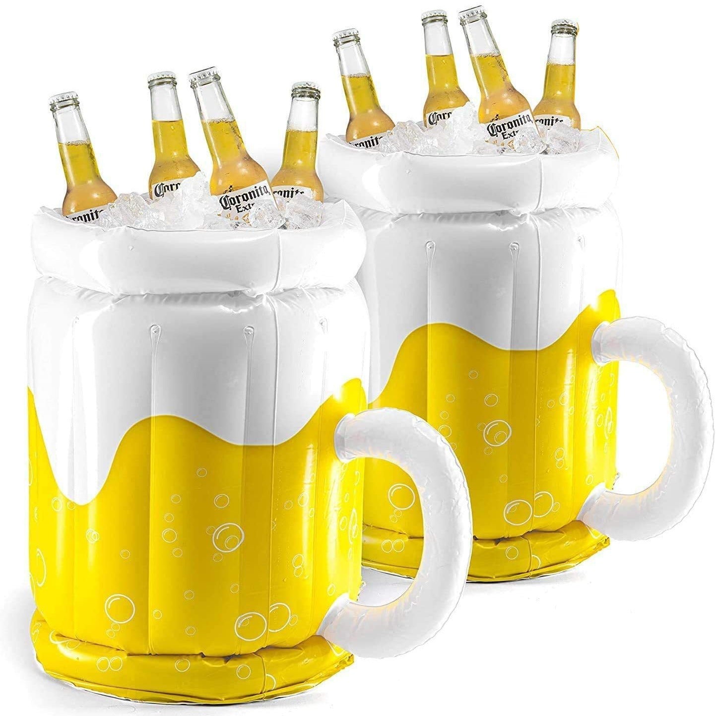 PVC inflatable ice bucket beer glass inflatable ice bar water drink