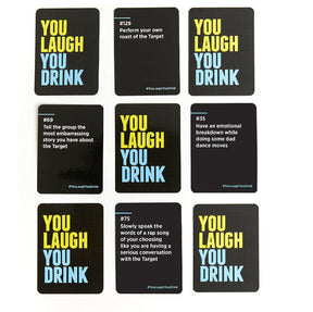 You Laugh You Drink You Laugh and Drink Family Party Game Card Board Game