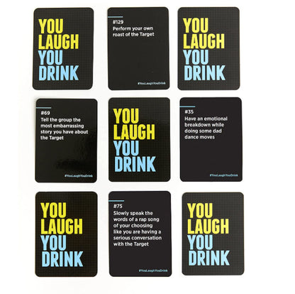 You Laugh You Drink You Laugh and Drink Family Party Game Card Board Game Cykapu