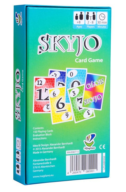 skyjo action card Sky City Board Game Family Gathering Casual Card Game