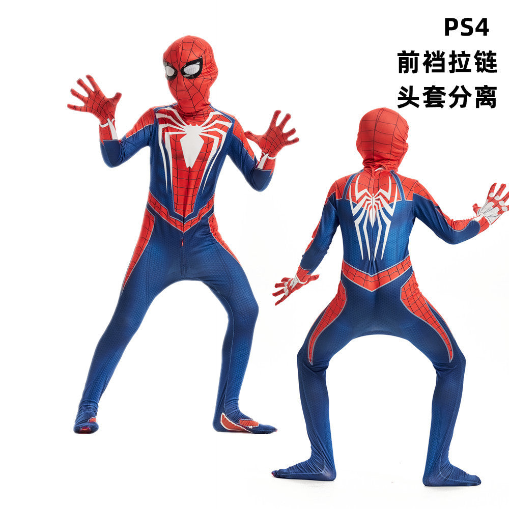 Kids Spider Leotard Man Heroic Expedition Jumpsuit Amazing Adult Spider-Man Clothes Anime Costume Set - Cykapu