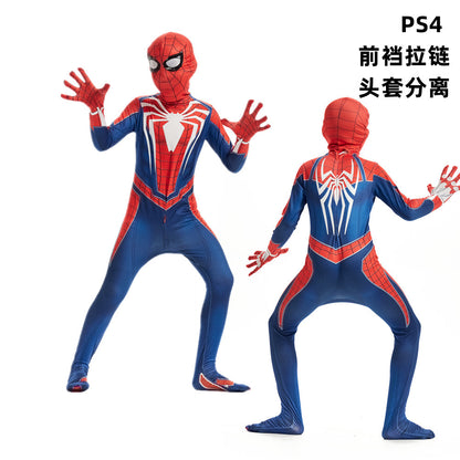 Kids Spider Leotard Man Heroic Expedition Jumpsuit Amazing Adult Spider-Man Clothes Anime Costume Set - Cykapu