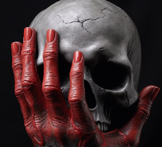 Halloween Gothic Raging Hand of God Resin Crafts - Cykapu