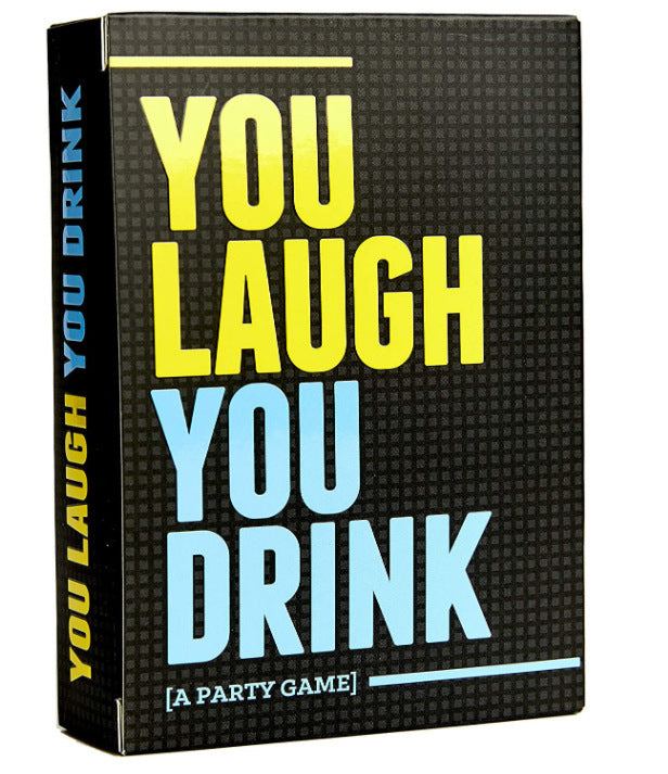 You Laugh You Drink You Laugh and Drink Family Party Game Card Board Game Cykapu