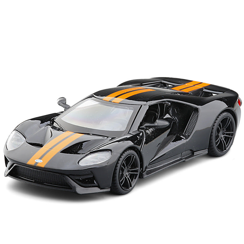 1/32 Ford GT2017 supercar alloy car model two open door sound and light metal car toy model Cykapu