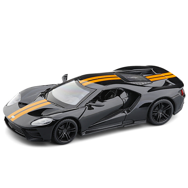 1/32 Ford GT2017 supercar alloy car model two open door sound and light metal car toy model Cykapu