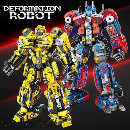 Compatible LEGO Transformers Bumblebee King Kong Optimus Prime Mecha Car Robot
