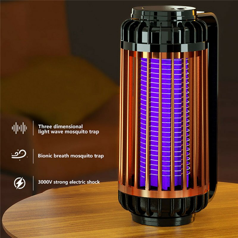 Portable Electronic Lamp Usb Charging Fast Gentle Effective For Bedroom Kitchen Patio Balcony Yard black Cykapu