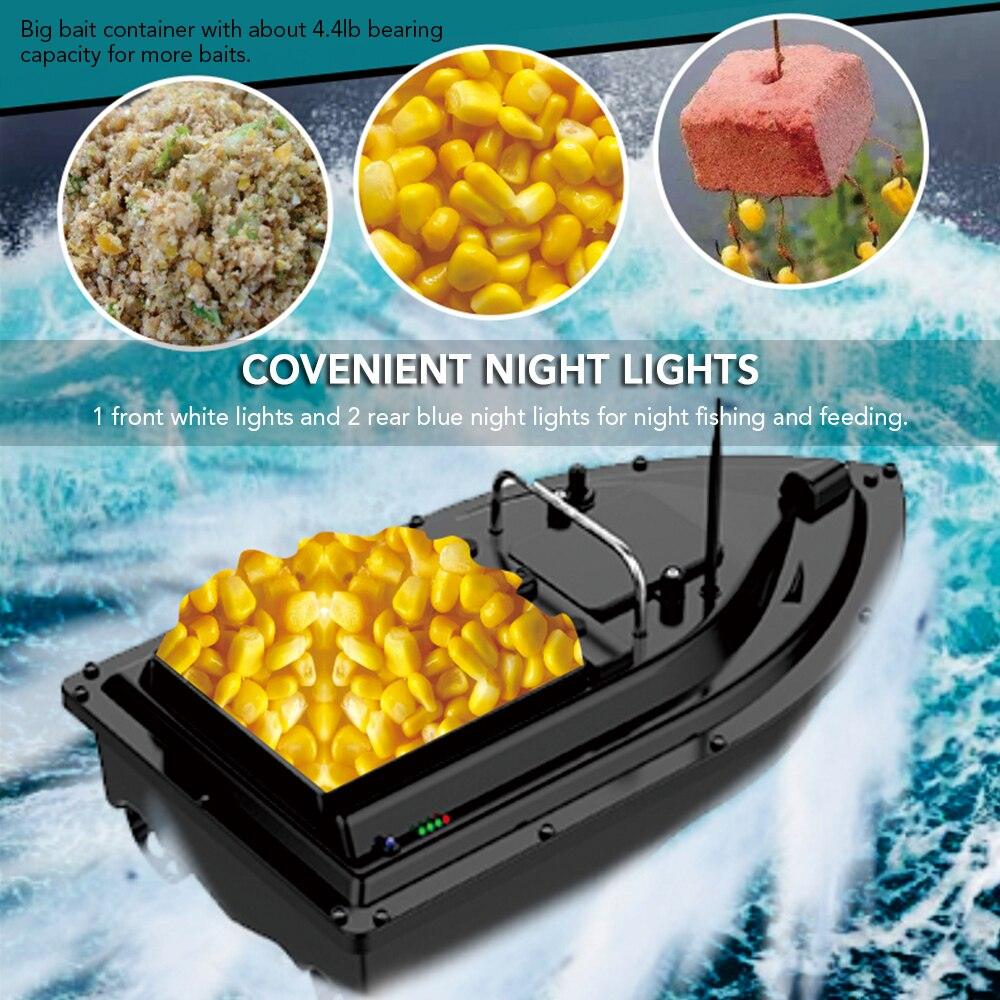 Wireless Remote Control Fishing Bait Boat Fishing Feeder Fish Finder Ship Device 430-540 yards - Cykapu