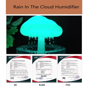 Zen Raining Cloud Night Light Aromatherapy Essential Oil Diffuser Micro Humidifier - Cykapu