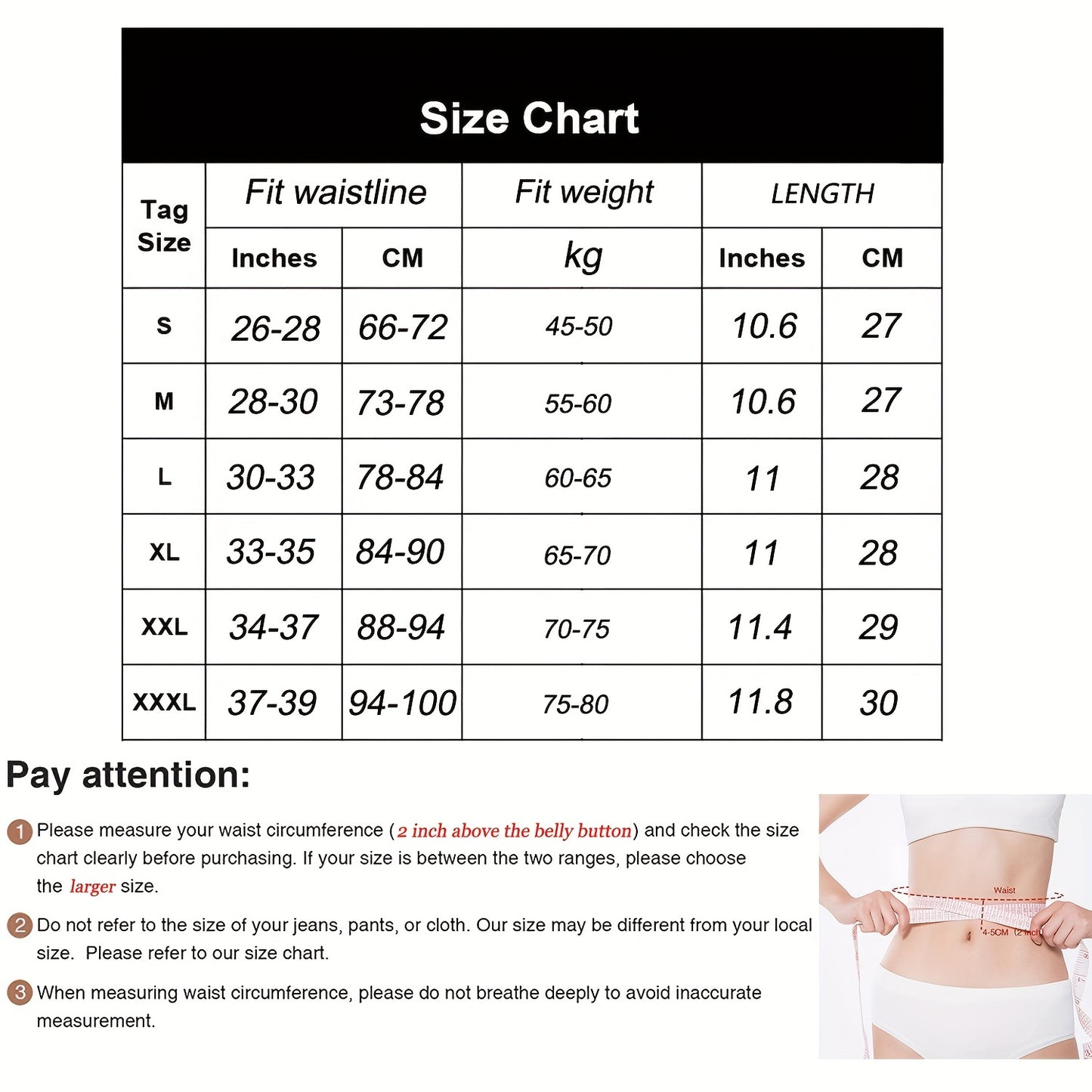 Order A Size Up, Breathable Neoprene Waist Trainer, Trimmer Belt, Body Shapewear For Women Cykapu