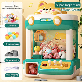 Super Large Claw Machine Clip Doll, Machine Small Home Music Light