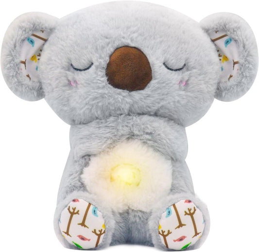 Breathing Plush, Four Gear Adjustment, Volume Control, Rhythmic Breathing Motion with Music Lights, Breathing Motion for Newborns 0+ Months, Perfect for Relieving Baby Quiet, Relieving Breathing Gift - Cykapu