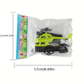 Kid Mini Helicopter Fly Drawstring RC Helicopters Educational Toy Children Christmas Birthday Gift Boy Outdoor Drawstring Plane - Cykapu
