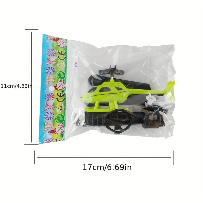 Kid Mini Helicopter Fly Drawstring RC Helicopters Educational Toy Children Christmas Birthday Gift Boy Outdoor Drawstring Plane