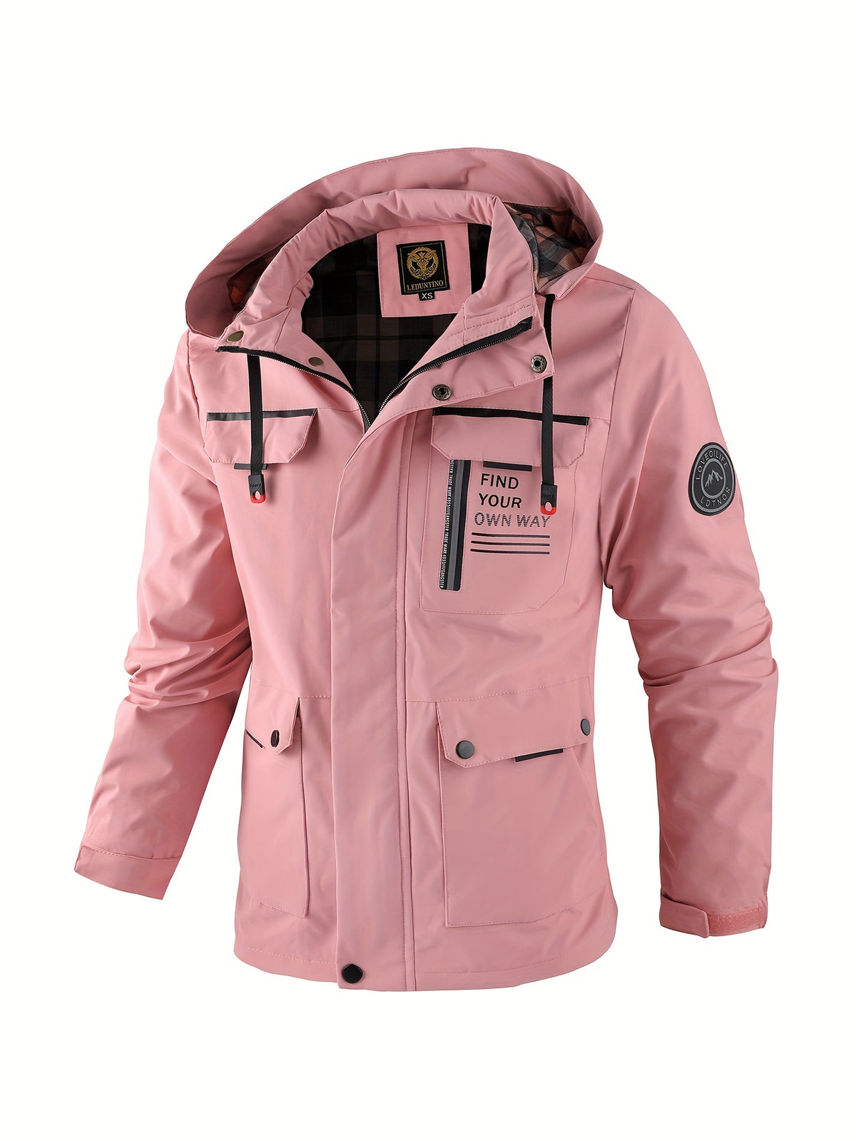 Men's Fashion Casual Windbreaker Bomber Jacket, Spring Outdoor Waterproof Sports Jacket Cykapu