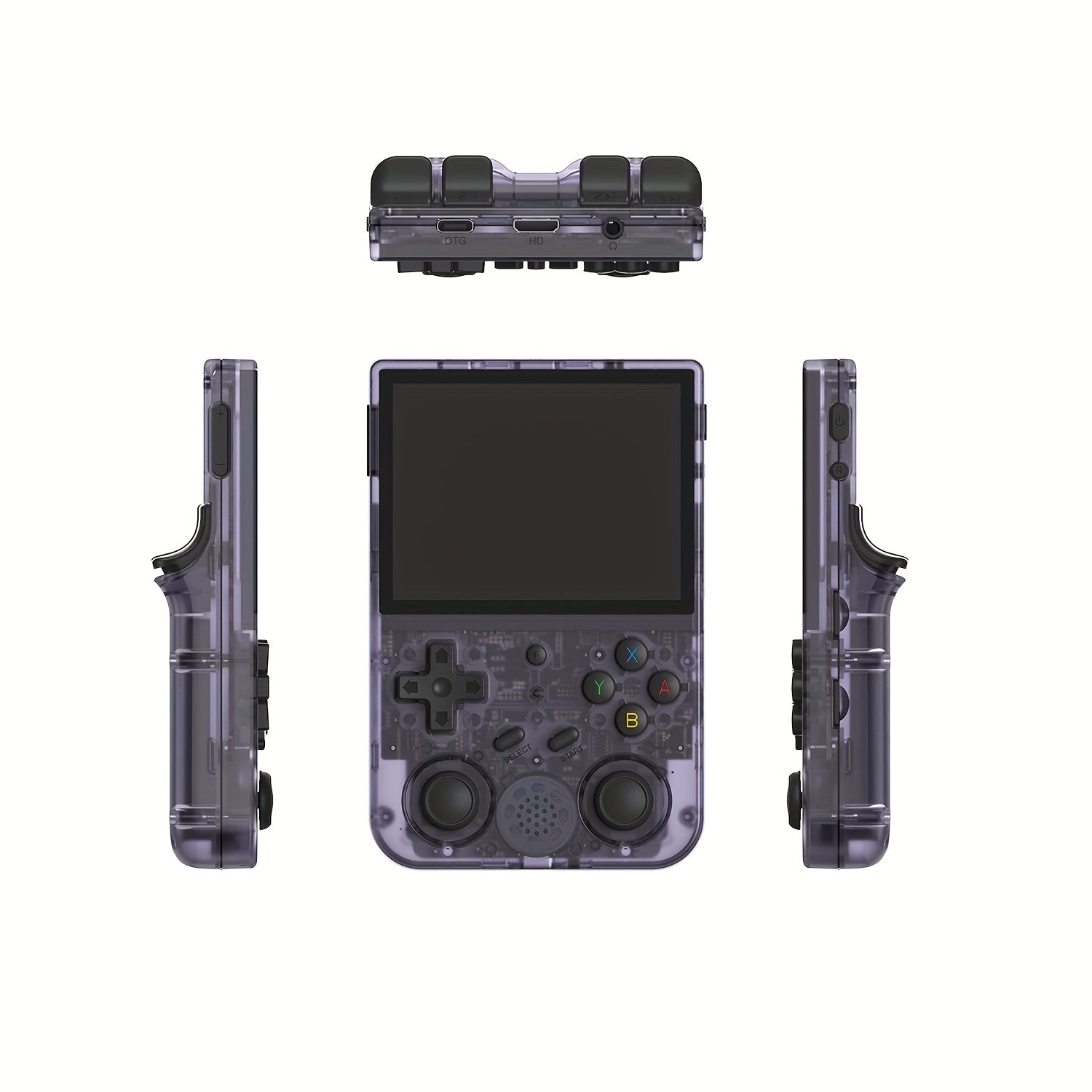RG353V Portable Retro Handheld Game Console Dual Operating System, 64G TF Card, 5Gwifi, , HDMI, 3.5-inch IPS Screen - Cykapu