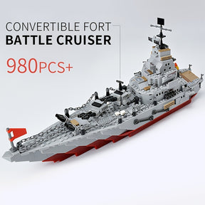 980 Pieces Building Block Cruiser Battle Cruiser
