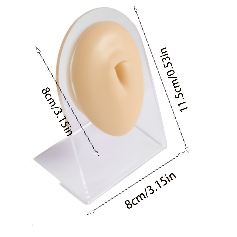 Soft Flexible Silicone Human Body Model Displays Flash Color Ear Mouth Eye Tongue Nose Model Simulation Cykapu