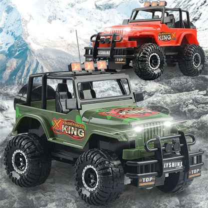 1: 18 Four Way Remote Control Off-road Vehicle Lights Jeep Hummer Electric Remote Control Car Model Boy Toy - Cykapu