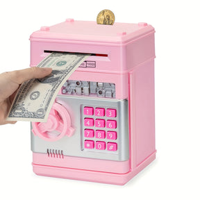 Piggy Bank Cash Coin Can ATM Bank Electronic Coin Money Bank Gift - Cykapu