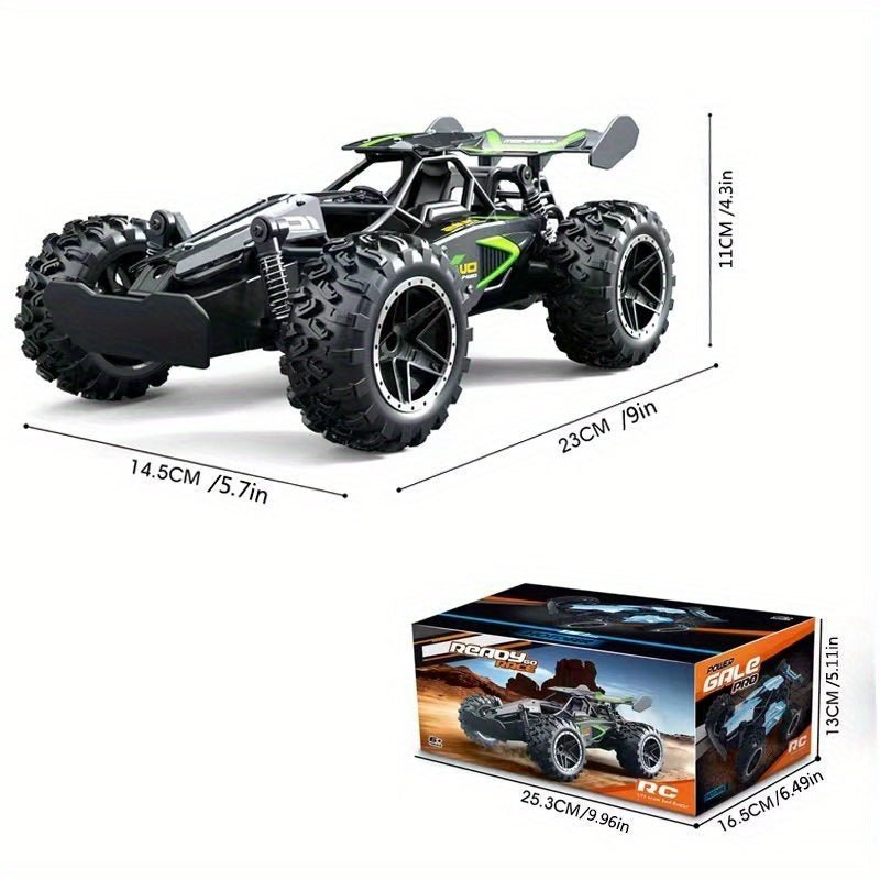 1:18 Small High-speed Off-road 2.4G Remote Control Car Drifting 15KM/H To Adapt To Various Road Sections Anti-collision Settings Rubber Big Tires - Cykapu