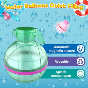 Liquid Bomb Resuable Self Sealing Water Balloons Beach Pool Party Toy - Cykapu