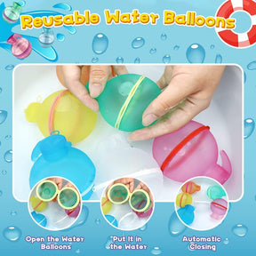 Liquid Bomb Resuable Self Sealing Water Balloons Beach Pool Party Toy - Cykapu