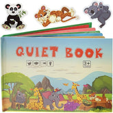 Quiet Book for Toddlers Montessori Busy Book Sensory Learning Book - Cykapu
